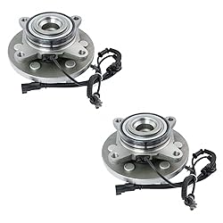 TRQ 2 Piece Front Wheel Bearing & Hub Assembly Set
