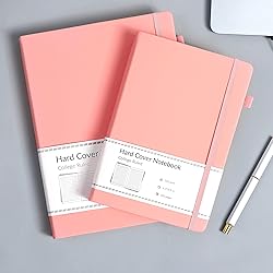 CAGIE Lined Journal Notebook, 320 Pages College