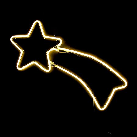 Moranduzzo étoile Filante 240 Led Tube Néon Lumière Fixe