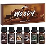 SALUBRITO Woody Fragrance Oils Set, Wood Essential