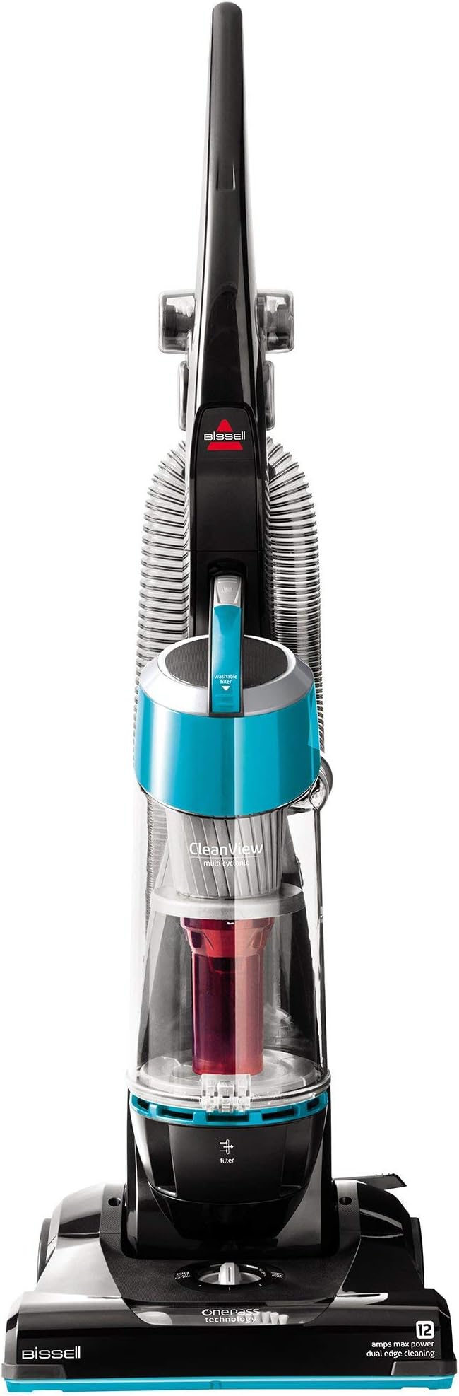 Bissell Cleanview Bagless Upright Vacuum, Teal (Renewed