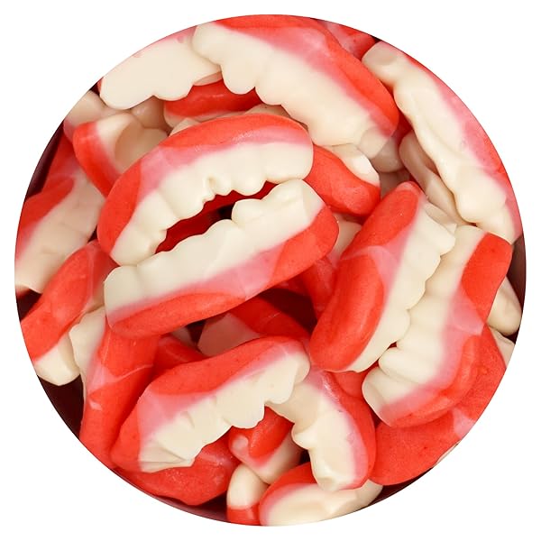 GUMMI TEETH CANDY, 1 POUND BULK HALLOWEEN CANDY BAG, HALLOWEEN CANDY, HALLOWEEN GUMMIES, FALL CANDY