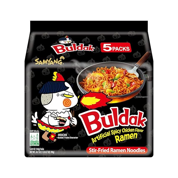 SAMYANG BULDAK KOREAN HOT SPICY CHICKEN STIR-FRIED RAMYUN...
