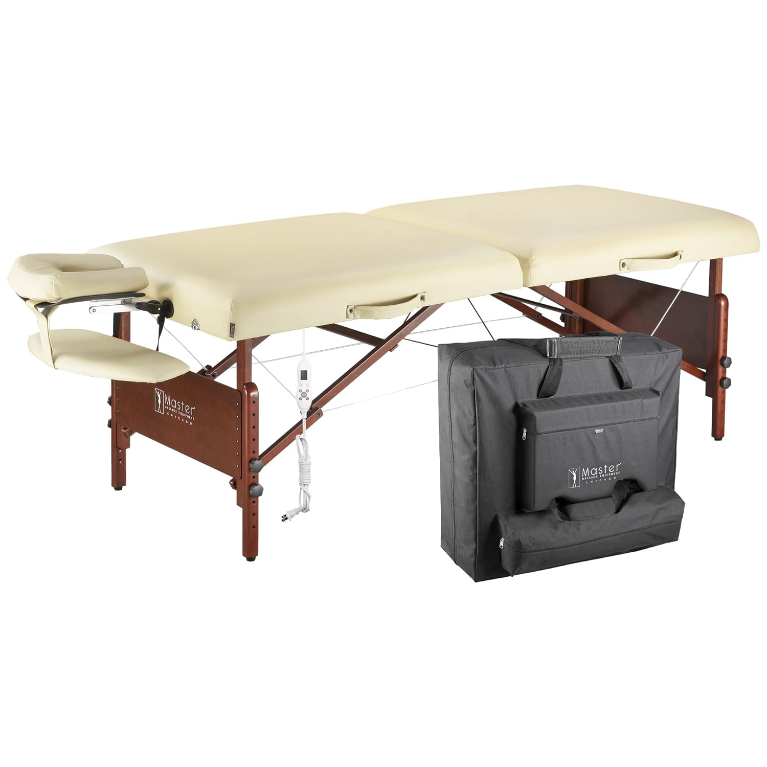 Master Massage 30" Del Ray Pro Portable Massage Table Package, Sand Color, Luxurious with 3" Thick Cushion of Foam: Health & Personal Care