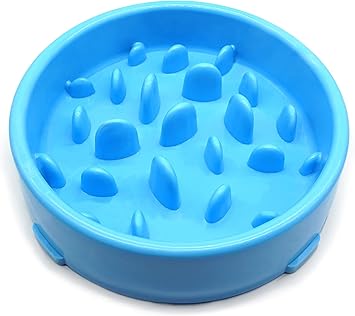 Amazon ペットボウル 早食い防止 肥満予防食器 犬 猫 フードボウル ダイエット ペットゆっくり食べれる食器 犬猫用エサ入れ食器 カラー ブルー Air Strong 食器 ボウル 通販