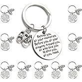PHAETON 10PCS Theatre Keychain Drama Mask Gift Comedy Tragedy Mask Theatre Actor Actress Broadway Musical Drama Keychain with Motivational Quote Charm for Performer Gift Musical Lovers Gifts