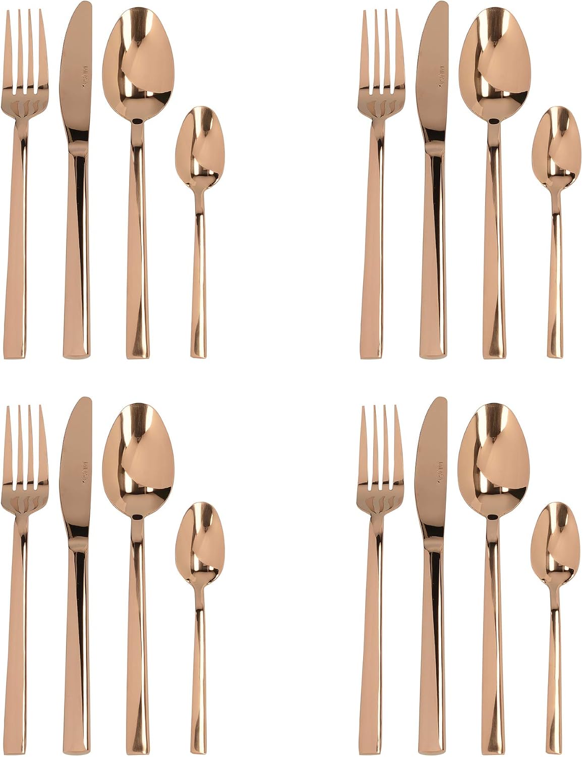 Mikasa Copper 16 Piece Cutlery Set, Boxed, 16 Pieces