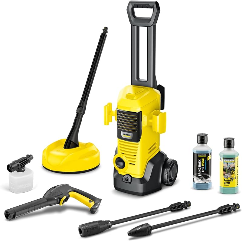 idropulitrice K 3 FJ Home, max. 120 bar, 380 l/h, superficie: 25 m²/h, filtro acqua, 4,3 kg, pistola ad alta pressione, ugello rotante e per schiuma, lancia Vario Power, kit per la casa