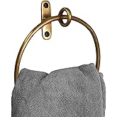 STYLENT Decor Solid Brass Towel Ring | Antique Hand Towel Hanger, Round Towel Holder for Bathroom,Toilet,Kitchen Accessories 