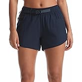 Rrosseyz Women’s Hiking Shorts with Pockets Quick Dry Stretch Workout Shorts for Outdoor Casual and Travel
