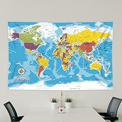 PARTH IMPEX Giant World Map - Large Map Of The