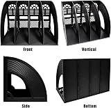 KXF Arched Desk Organizer 4 Compartments A4 File Magazine Holder ABS Plastic view 3