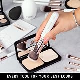 Niré Beauty 15-Piece Vegan Makeup Brush Set with Case & Accessories view 7