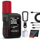 Garmin inReach Mini 3 Plus Satellite Communicator Color Touchscreen Bundle | For Off-Grid Messaging, SOS &amp; Location Sharing | Interactive SOS | LiveTrack | 350-Hour Battery + More