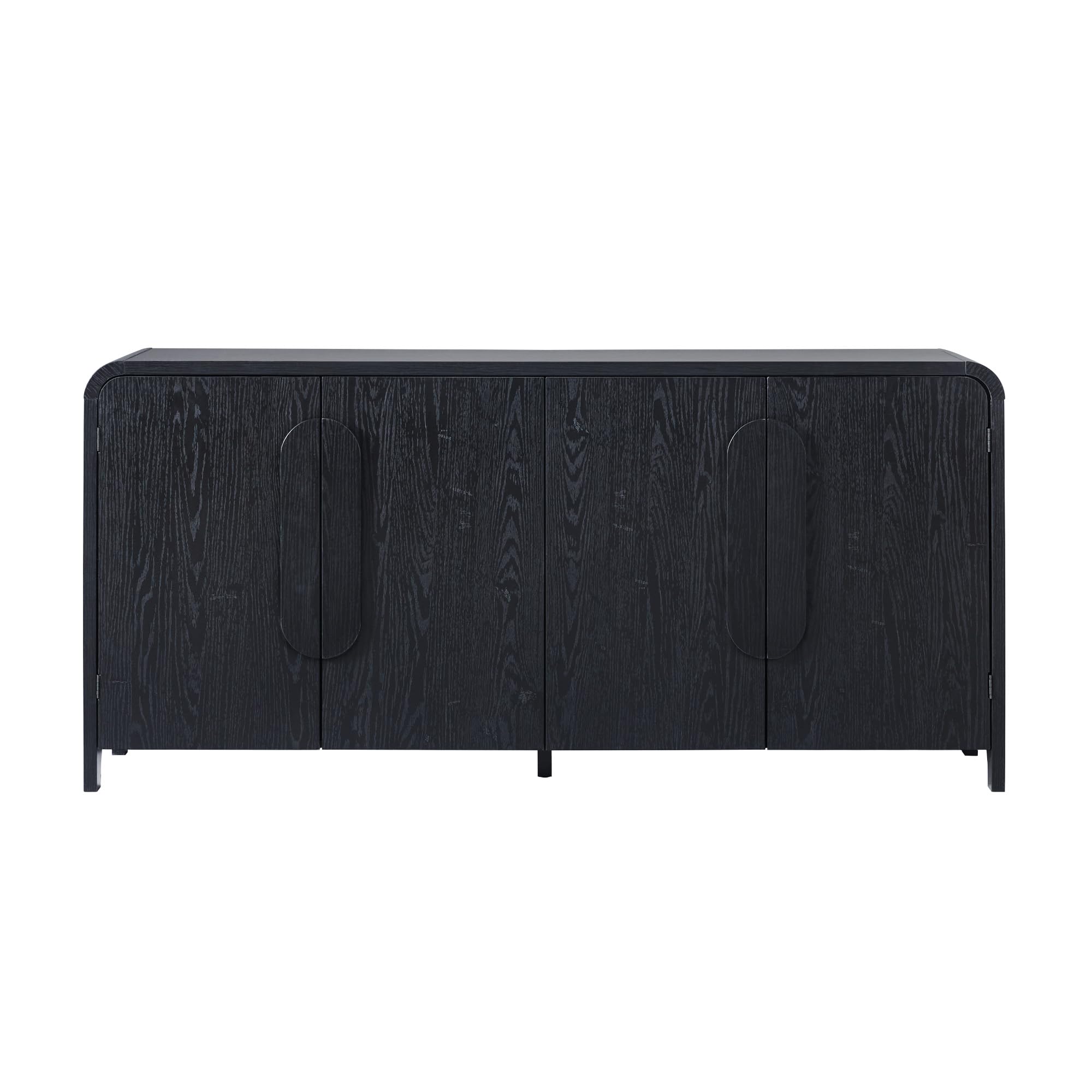 Photo 1 of Walker Edison Chantelle Sideboard Buffet with Storage, 64", Black