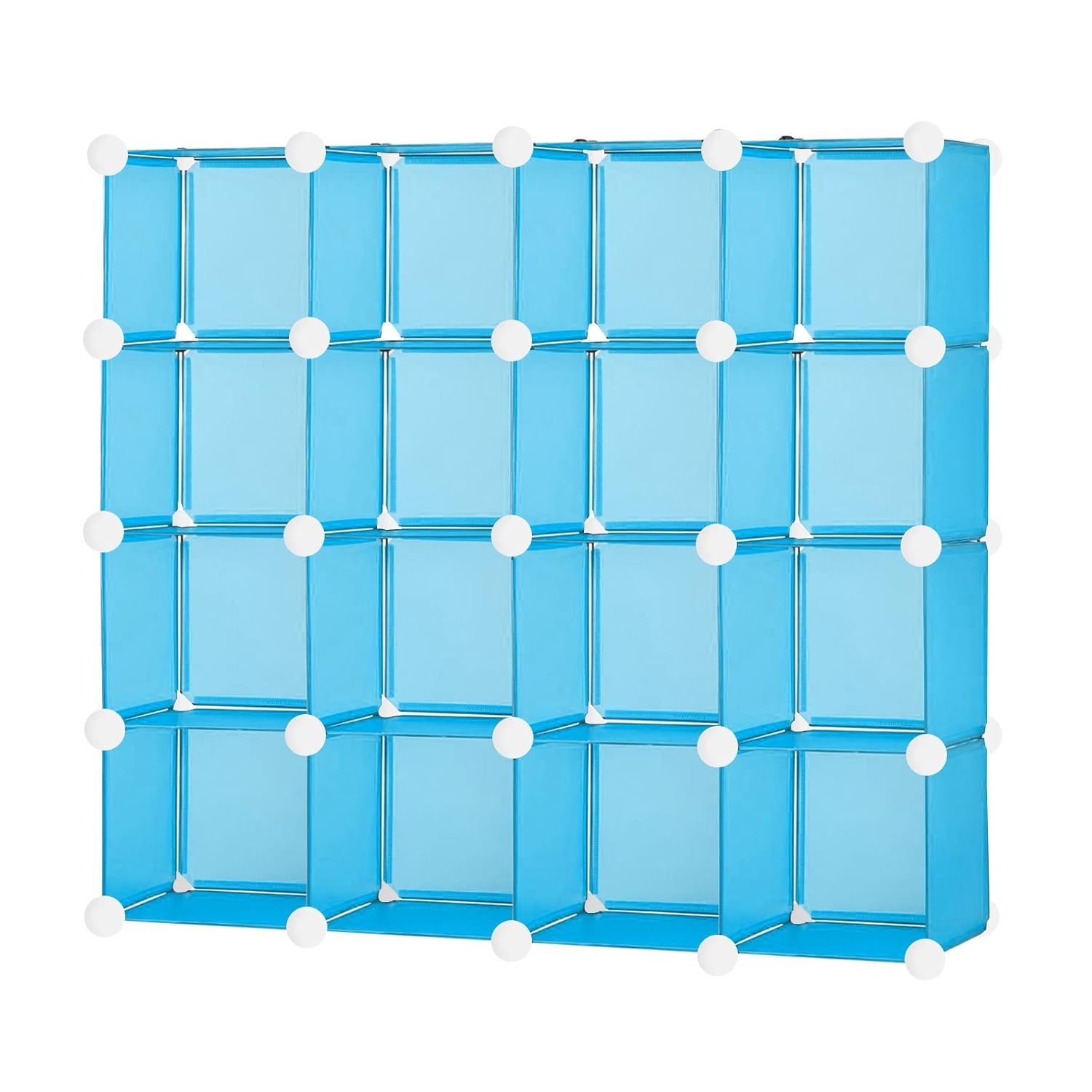 ASAB 16 Pair Shoe Organiser Interlocking Plastic Panel Storage Shelf