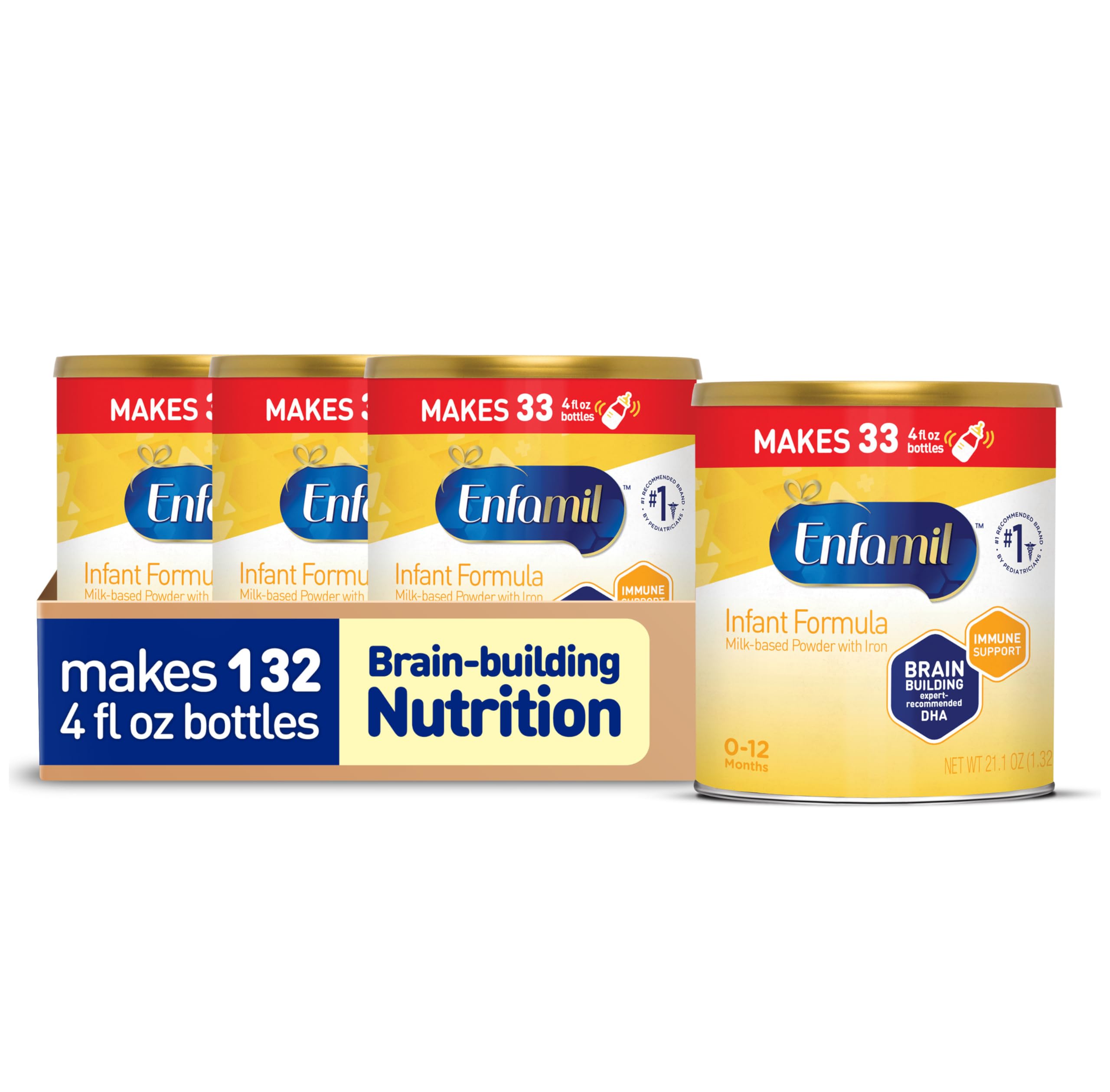 Yellow Can Formula Enfamil Infant Formula, Milk-based Baby Formula