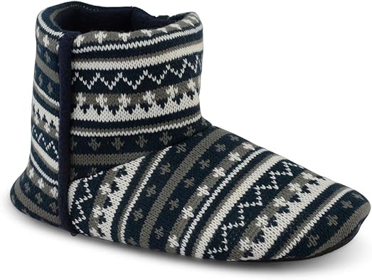 mens fleece lined slipper boots