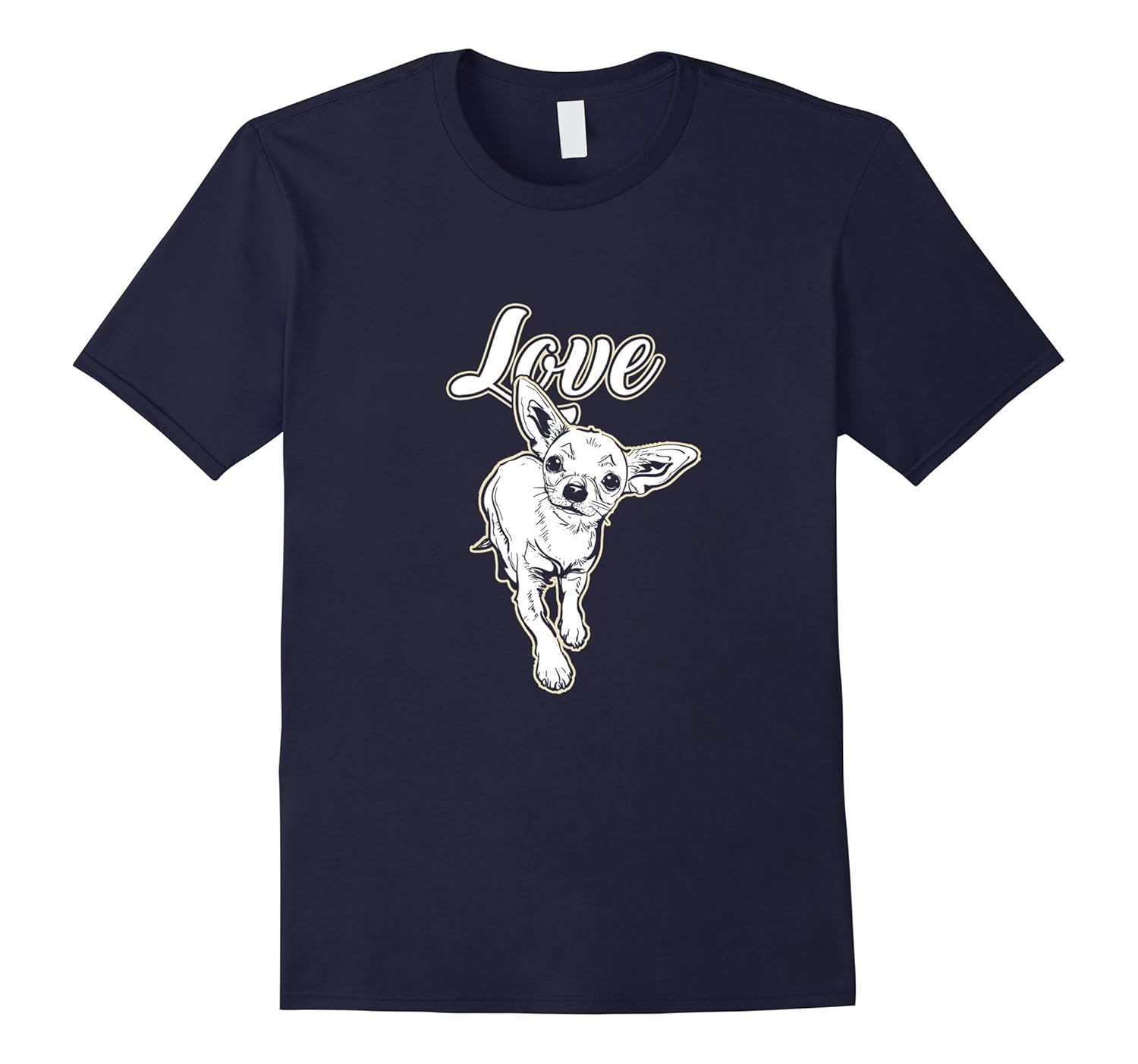 Love Chihuahua I Love My Chihuahua T-Shirt-Rose