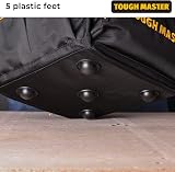TOUGH MASTER Heavy Duty 10 Open Tote Tool Bag 33 Pockets Drill Holder Black view 4