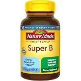 Nature Made Super B Complex Vitamins for Women and Men, 160 Softgels | Energy Metabolism Support Supplement for Men and Women, Super Vitamin B Complex, Gluten Free, 160 Day Supply