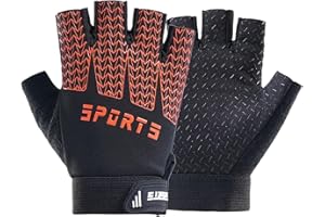 VINWO Girls Fingerless Bike Gloves, Sport Gloves for 4-10 Year Girls Monkey Bars Rock Climbing Cycling Work Out Biking