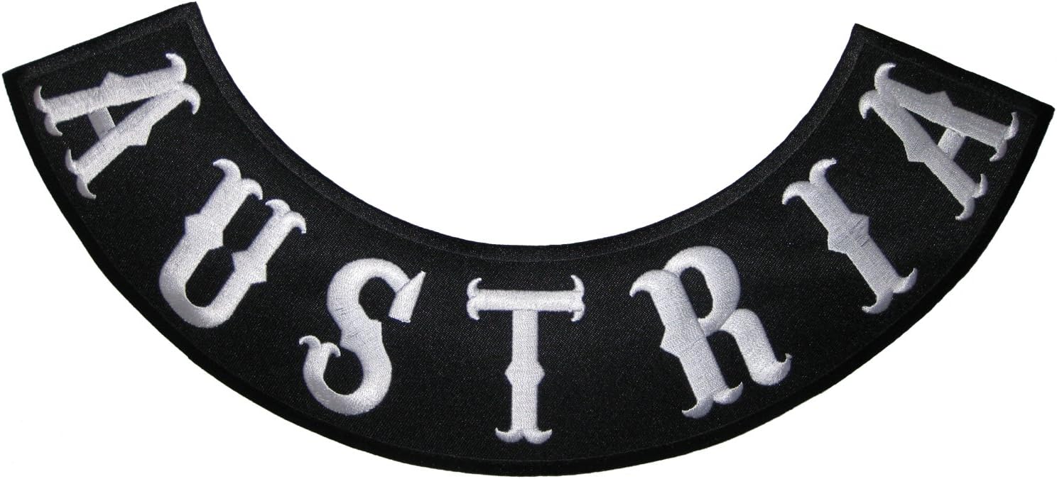 Amazon Com Xxl Austria Biker Rocker Heavy Metal Backpatch Osv Kutte Jacke Patch Embroidery Arts Crafts Sewing