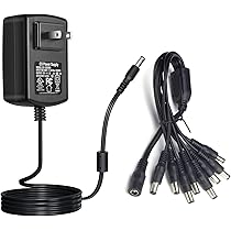 ShineBurky Alimentation 12V 3A 36W Adaptateur, Transformateur AC 100-240V à DC 12V Adaptateur Secteu EU Pour Ruban LED 5050 2835 Bande Lumineuse, CCTV, Caméra, Monitors (5.5mmx 2.1mm