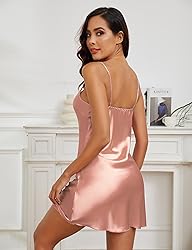 Marvmys Womens Sexy Satin Lingerie Spaghetti Strap