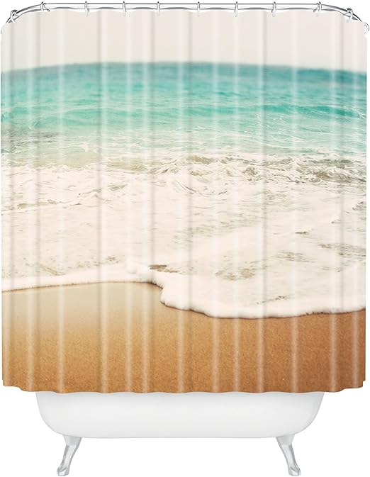 Amazon Com Deny Designs Bree Madden Ombre Beach Shower Curtain