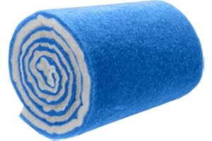 BIG KAHUNA TROPICAL FISH Big Kahuna Premium Pond Filter Media Floss Rolls - 12-inch Pond Filter Media – 2" Thick Pond Filter Pad – Bonded Filter Media Pad for Ponds - Durable & Reusable - 10ft