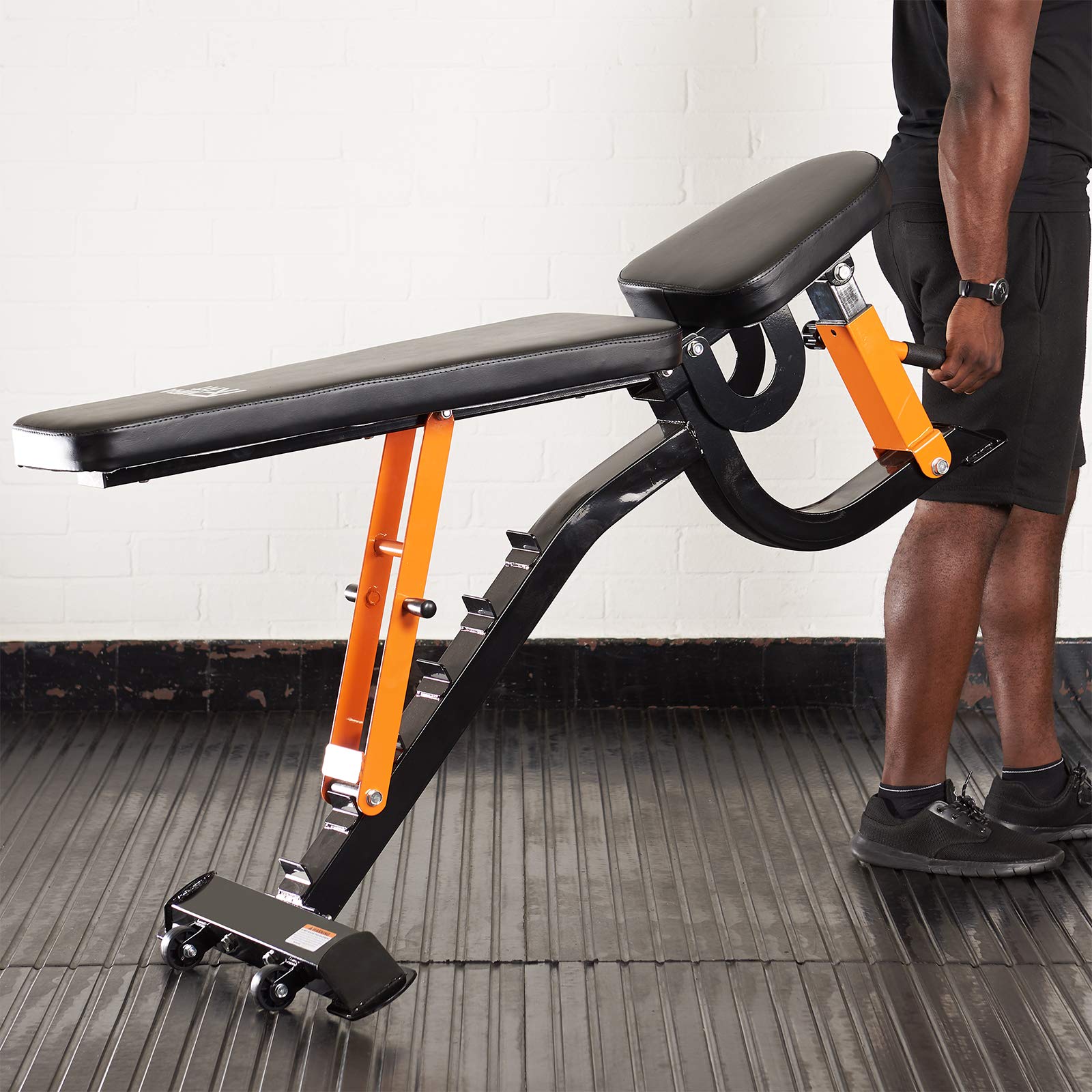 Mirafit Semi Commercial Weight Bench & Squat Rack Set Up Buy Online