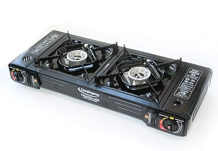 Kartuschenkocher Doppel Double 2 flammig Gaskocher Campingkocher für MSF1A