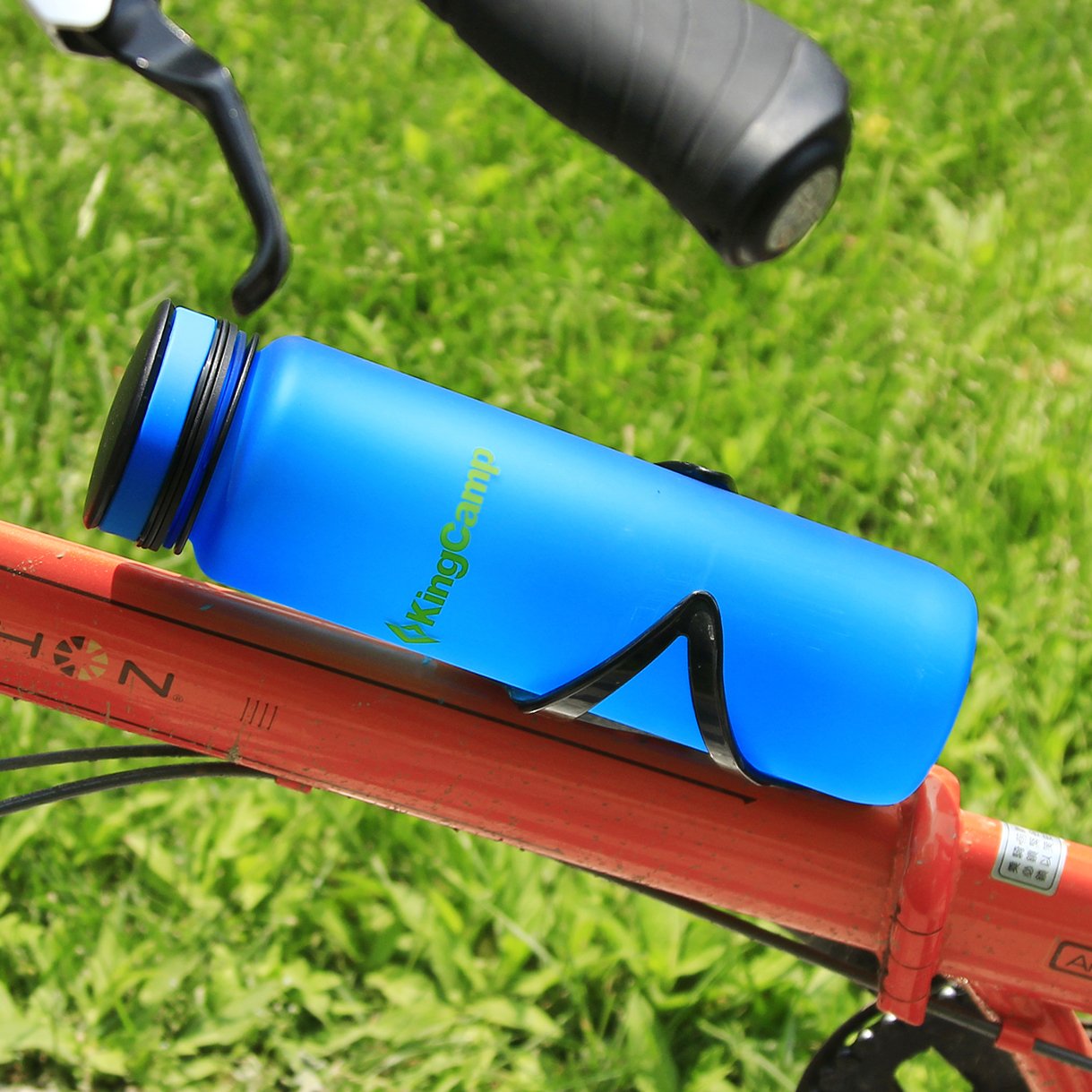 KingCamp TRITAN 1000 ml / 33.8 fl.oz Wide Mouth Green Outdoor Water Bottles