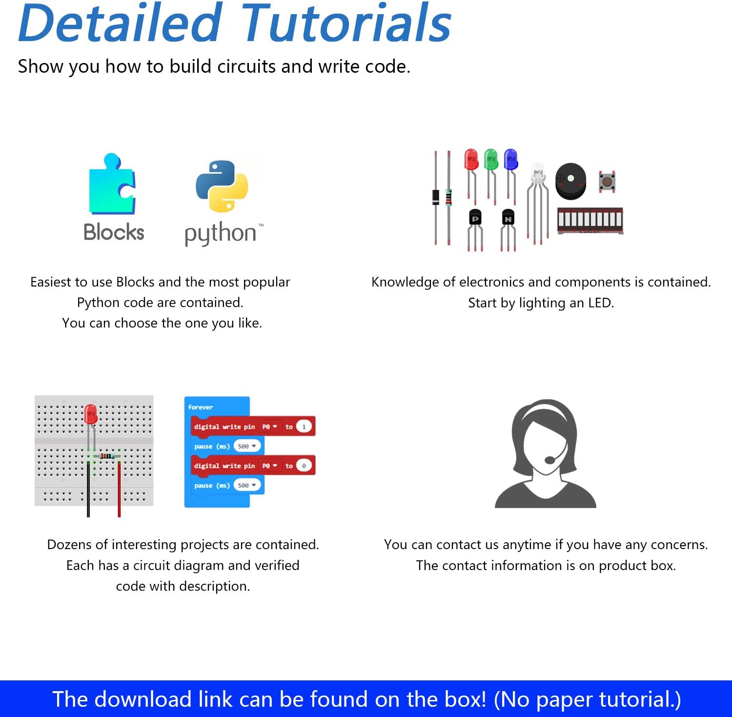 Freenove Ultimate Starter Kit for BBC micro:bit (V2 Included), 316-Page Detailed Tutorial, 225 Items, 44 Projects - Image 4