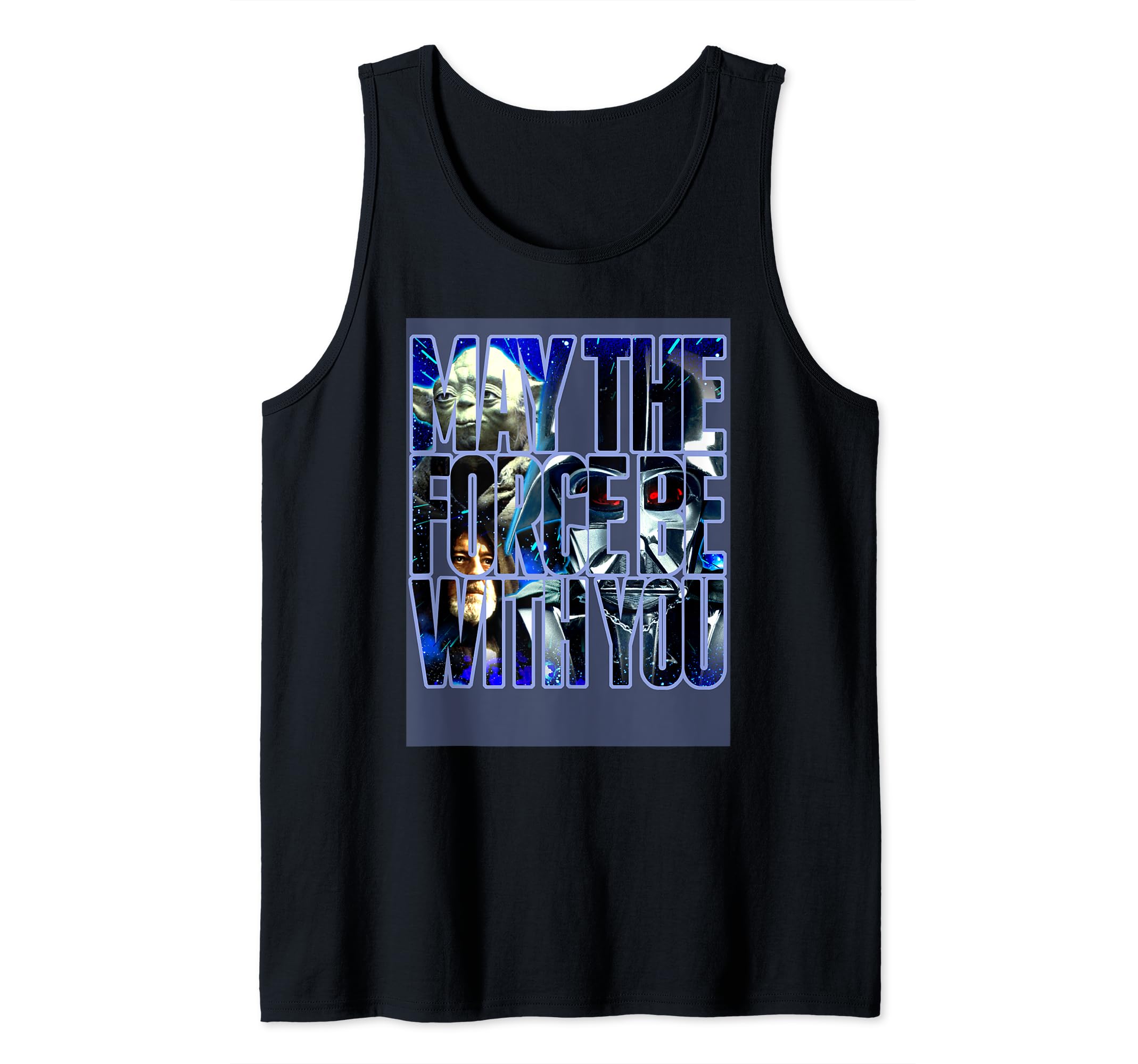 Star Wars Force Be With You Photos with Yoda Tank Top