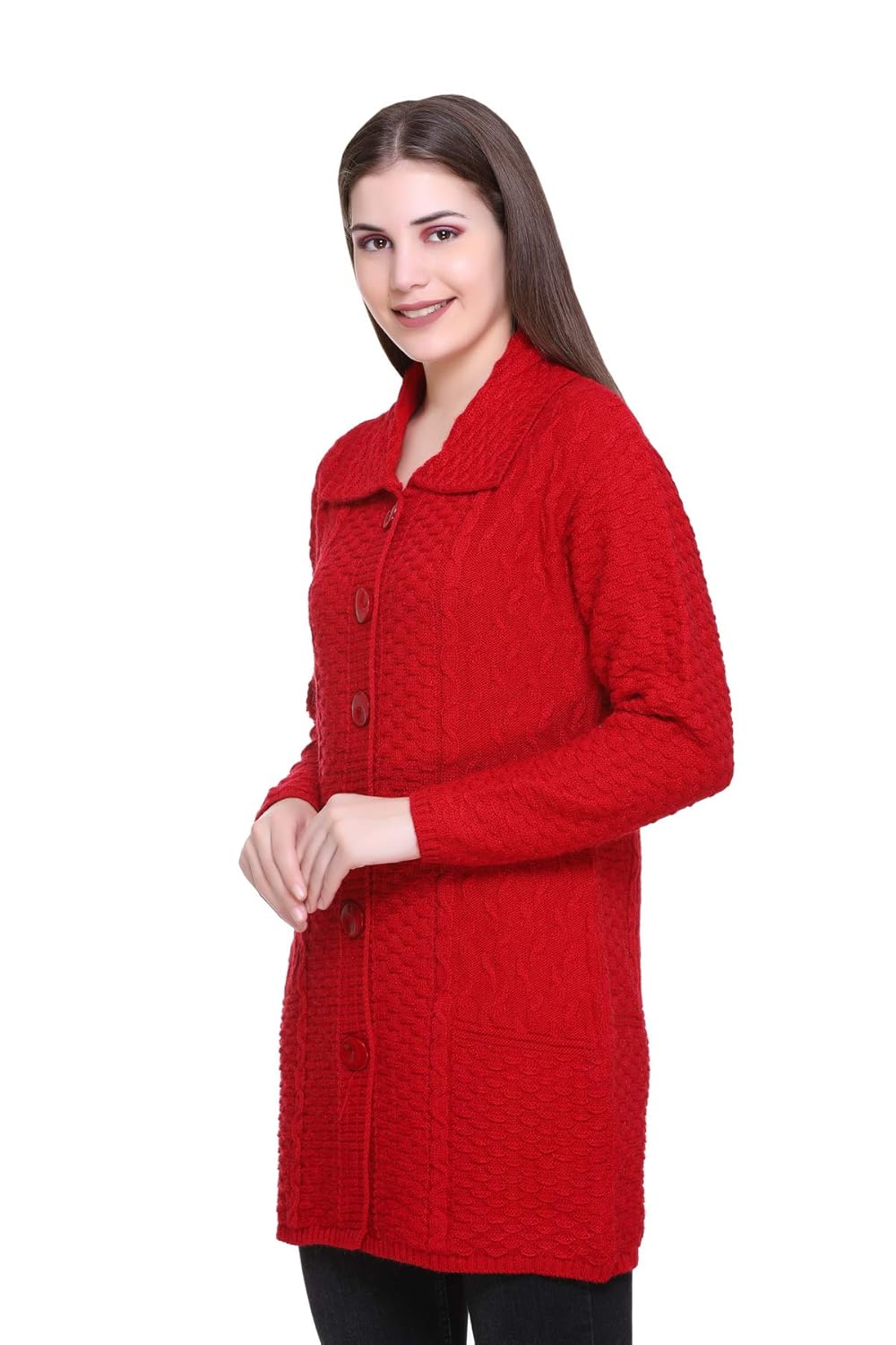 zoravie women's winter woolen coat