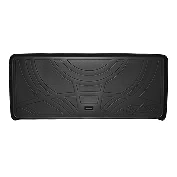 Maxliner All Weather Cargo Liner Floor Mat Behind 3rd Row Black For 2007 2016 Gmc Acadia 2017 Acadia Limited Old Body Style 2007 2010 Outlook