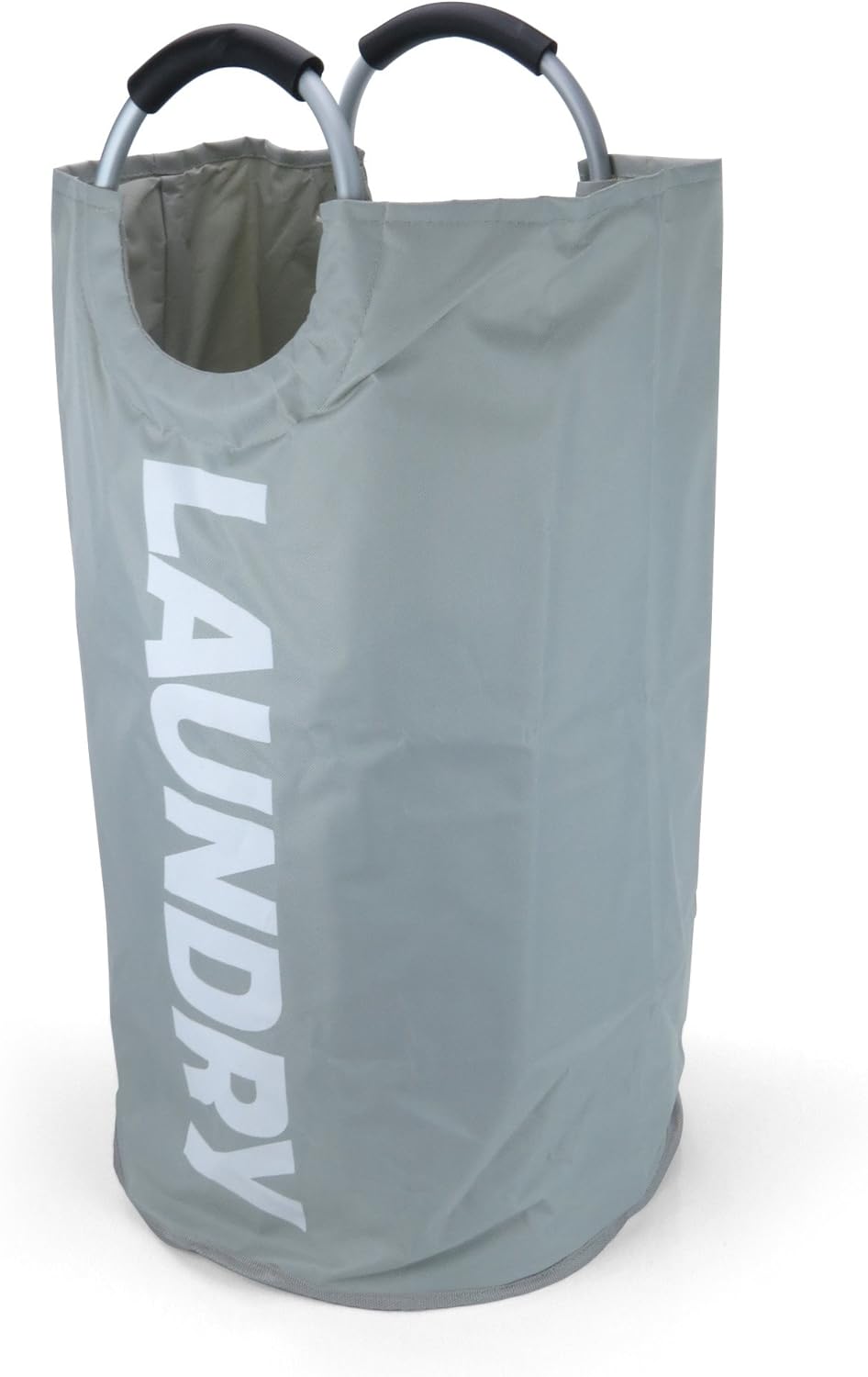 HANGERWORLD Grauer Wäschekorb mit robusten Griffen: Amazon.de: Küche