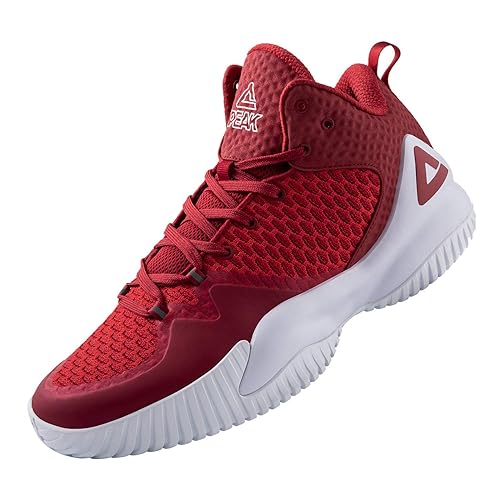 PEAK High Top Mens Basketball Shoes Streetball Master Breathable