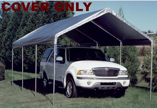 Amazon Com King Canopy Drawstring Cover 10x20 Silver Outdoor