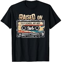 カセットテープ Ｔシャツ hip hop 90s Mサイズ 希少 レア Amazon.com: RAISED ON OLD SCHOOL HIP HOP 80s 90s Cassette