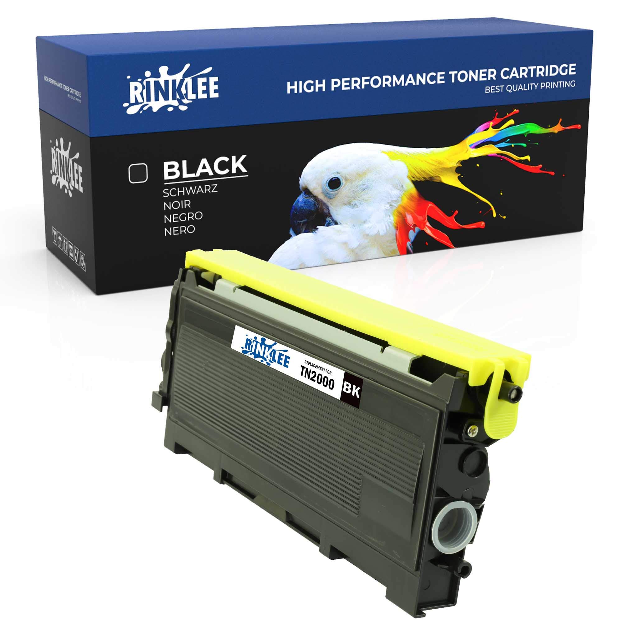 RINKLEE TN2000 Toner Cartridge Compatible with Brother DCP-7010 DCP-7020 DCP-7025 HL-2030 HL-2032 HL-2040 HL-2050 HL-2070 FAX-2820 FAX-2920 MFC-7225N MFC-7420 MFC-7820 | High Yield 2500 Pages Black