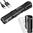 Nitecore MH10 v2 Rechargeable Flashlight, 1200 Lumen LED USB-C Fast Charging Side Switch Compact for EDC Pocket Carry with LumenTac Organizer