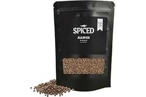 RHYTHM AROMATICS SPICED Whole Allspice Berries, 6oz of Allspice Berries Whole in Resealable Bag, Whole Pimiento Berries for Cooking, Seasoning, Middle Eastern and Caribbean Dishes