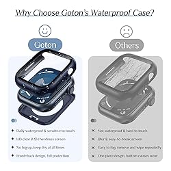 2-Pack Goton Waterproof Apple Watch Case for Series