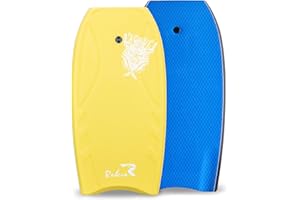 Rokia R Bodyboard 42 Inch Premium EPP Core Body Board for Beach with Durable XPE Cover Reinforced Reticular Structure Board Great Surfing for Teens and Adult Include Leash