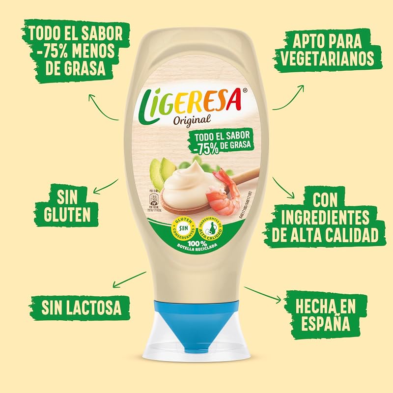 Molho Original Invertido Ligeresa, 430 ml