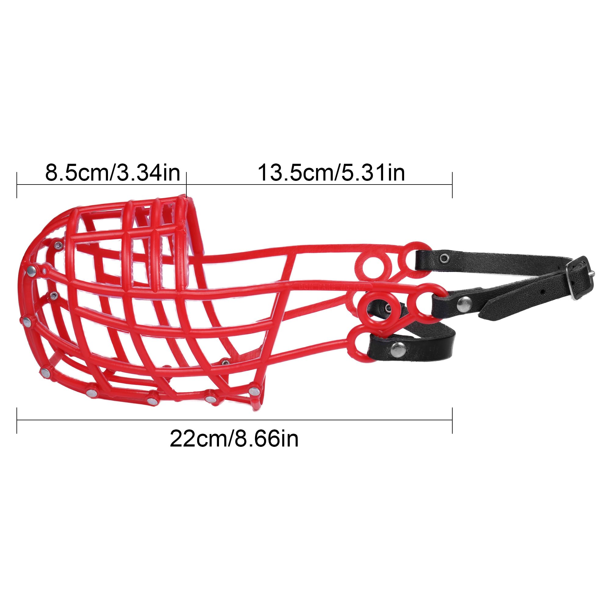 Don Pare 107 greyhound racing muzzle in Red Lurcher Sloughi Saluki dogs with long, slender shaped muzzles, by Amathings
