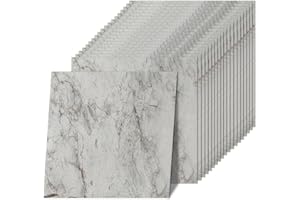 Norine Peel and Stick Floor Tile 12 x 12 Inch Self Adhesive Marble Vinyl Flooring Tile Waterproof Removable Sticker Tiles for
